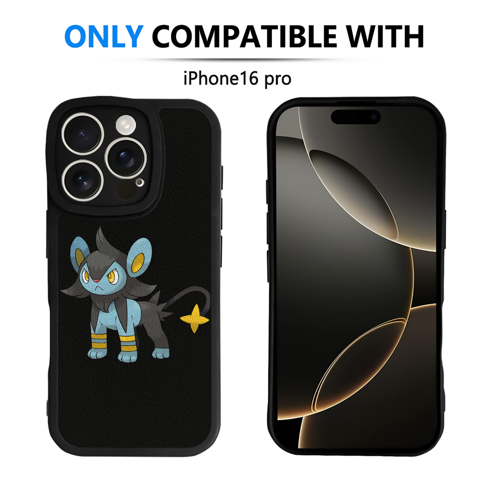 （画像用） ポケットモンスター Pokémon 【iPhone 16シリーズ対応】シリコンスマホケース（レザー調） 材質：シリコン